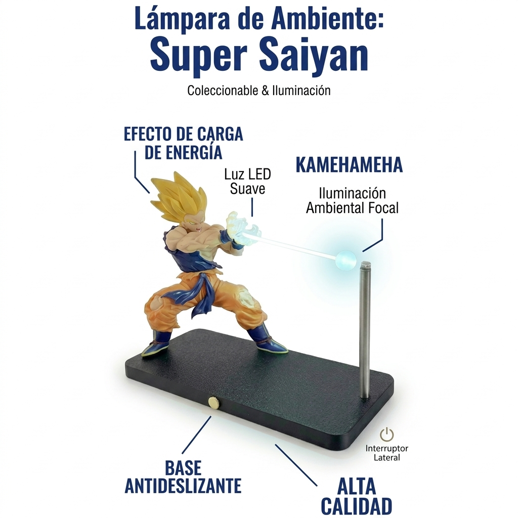 Lámpara Figura Goku Super Saiyan – LED